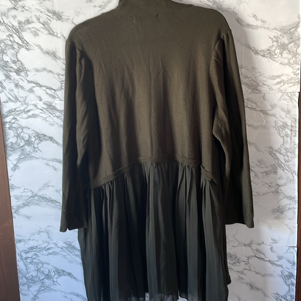 Fever 2X Olive Green Duster - Picture 4 of 6